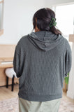 Hold Thought Rib Knit Hoodie